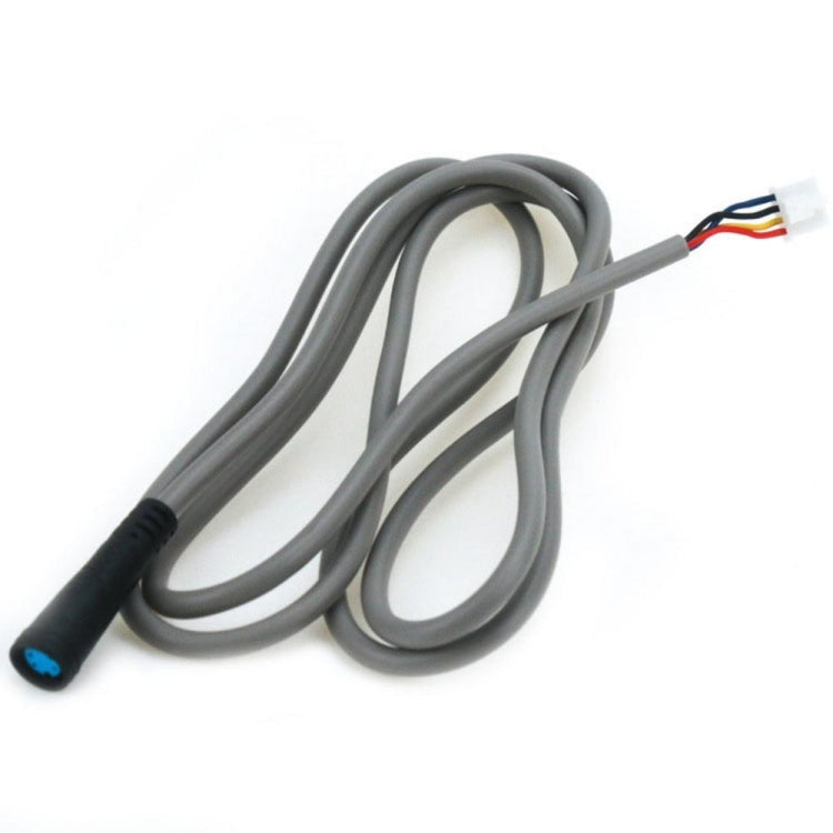 2 PCS Power Adapter Controller Cable Plug Charging Cable for Xiaomi Mijia M365 Electric Scooter, Cable Length: 1.2m(Grey)
