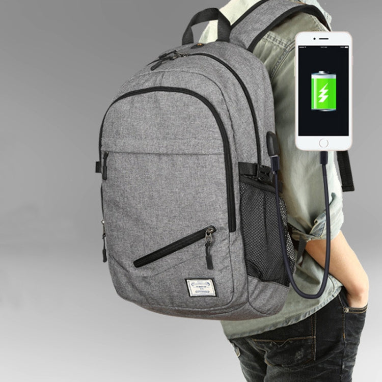Multifunction Student Basketball Bag Men Outdoor Hiking Fitness Sports Bag, with External USB Charging Port