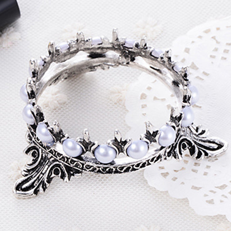 Portable Pearls Rack Crown Novelty Home Alloy Tools Stand Nail Art Brush Pen Holder