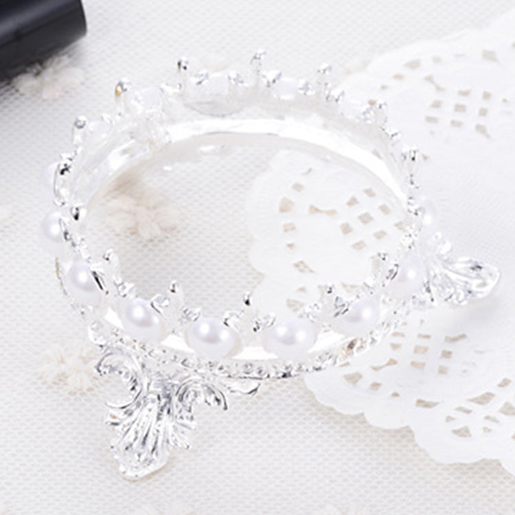 Portable Pearls Rack Crown Novelty Home Alloy Tools Stand Nail Art Brush Pen Holder