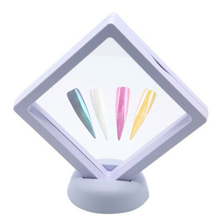 Square Nail Gel Display Stand  Color Card Jewelry Display False Nail Practice Stand Nail Gel Photo Shelf