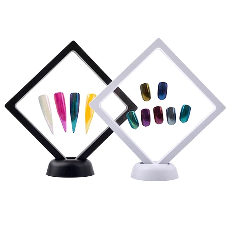 Square Nail Gel Display Stand  Color Card Jewelry Display False Nail Practice Stand Nail Gel Photo Shelf