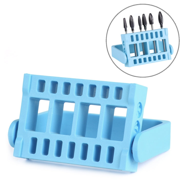 Nail Grinder Portable Storage Box 16 Card Position 2.35mm Insertion Grinding Tool Box