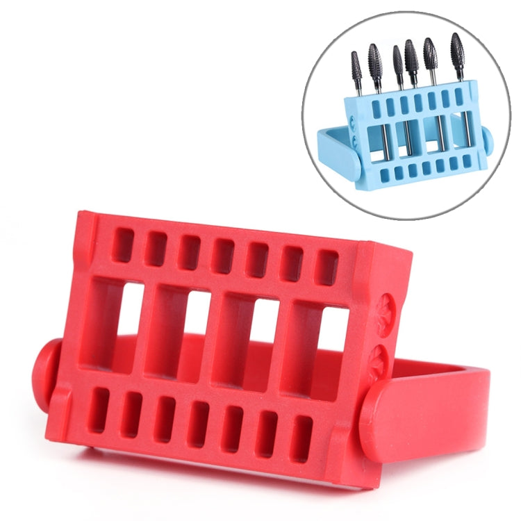 Nail Grinder Portable Storage Box 16 Card Position 2.35mm Insertion Grinding Tool Box