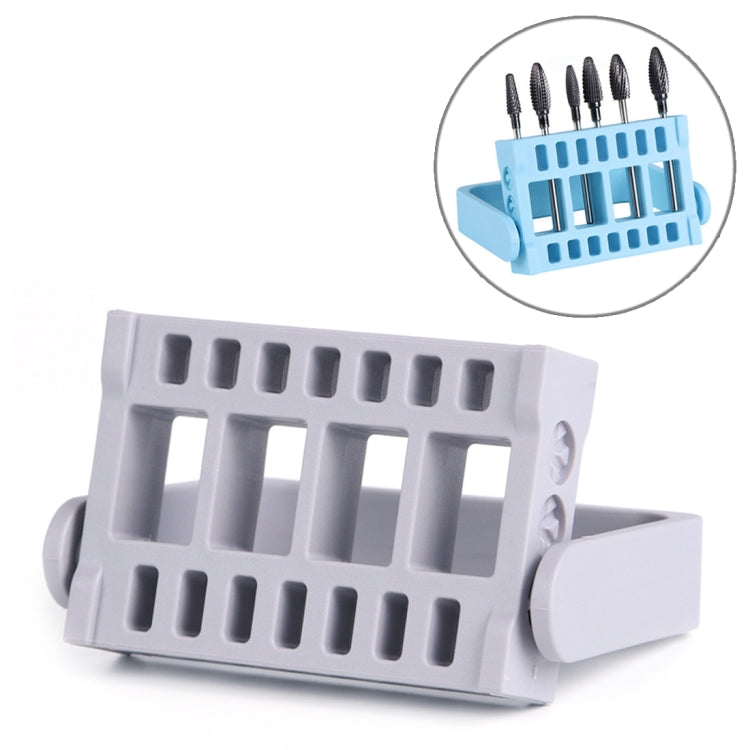Nail Grinder Portable Storage Box 16 Card Position 2.35mm Insertion Grinding Tool Box