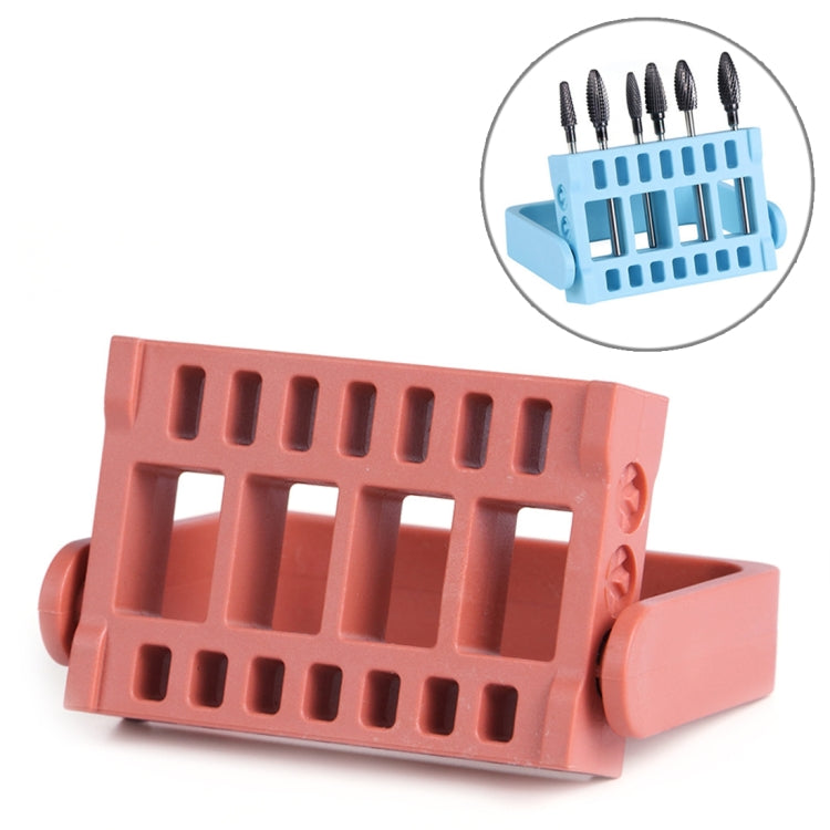 Nail Grinder Portable Storage Box 16 Card Position 2.35mm Insertion Grinding Tool Box