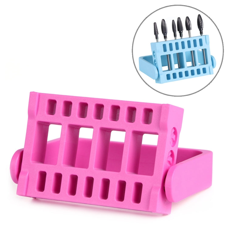 Nail Grinder Portable Storage Box 16 Card Position 2.35mm Insertion Grinding Tool Box