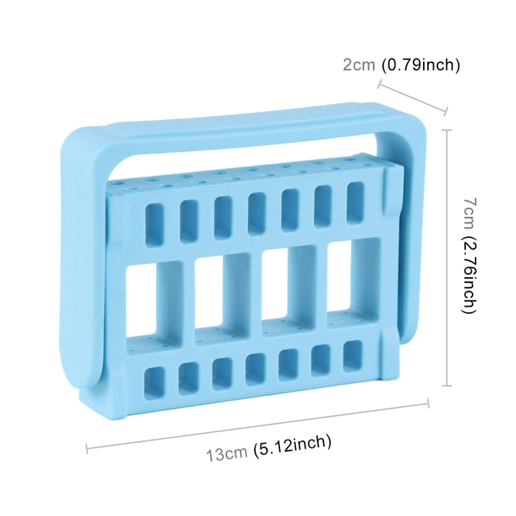 Nail Grinder Portable Storage Box 16 Card Position 2.35mm Insertion Grinding Tool Box