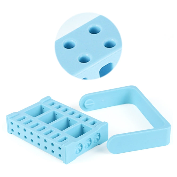 Nail Grinder Portable Storage Box 16 Card Position 2.35mm Insertion Grinding Tool Box