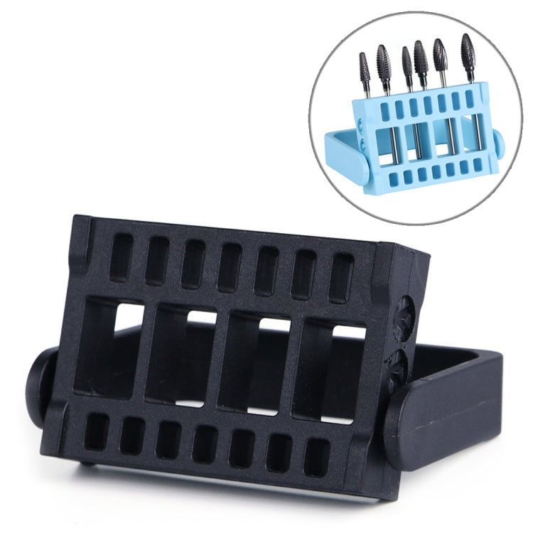 Nail Grinder Portable Storage Box 16 Card Position 2.35mm Insertion Grinding Tool Box