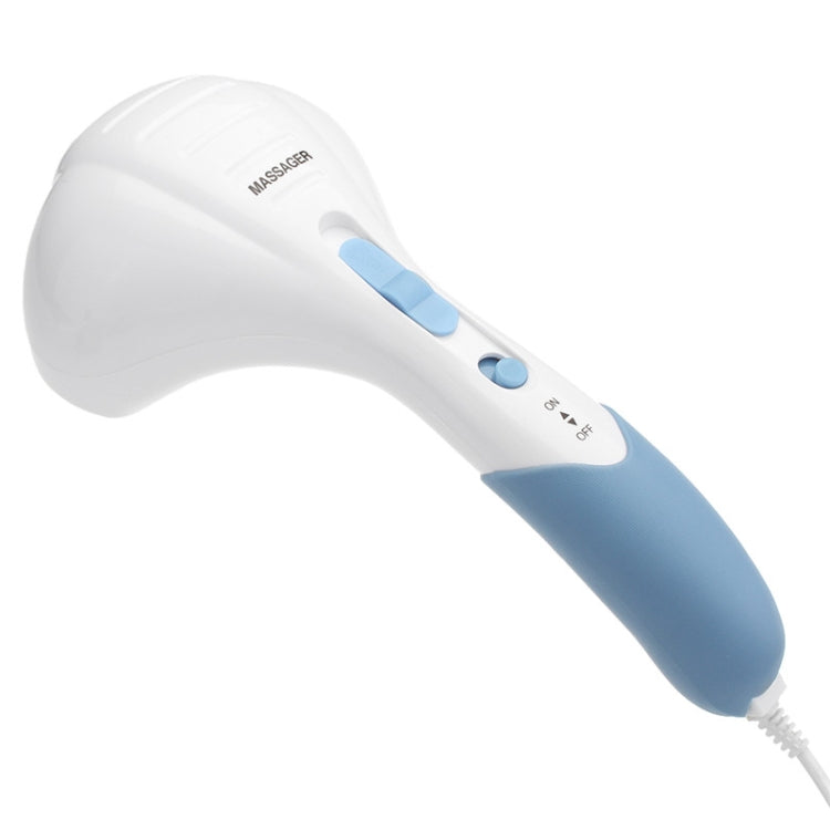 Electric Handheld Massager  Double Head Neck Vertebra Relax Stick Roller