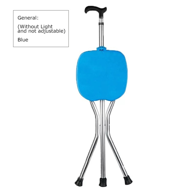 Outdoor Portable Folding Middle and Old Aged Chair Cane Chair with Bench