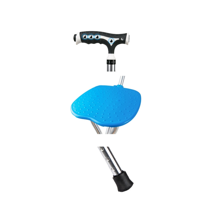 Outdoor Portable Folding Middle and Old Aged Chair Cane Chair with Bench
