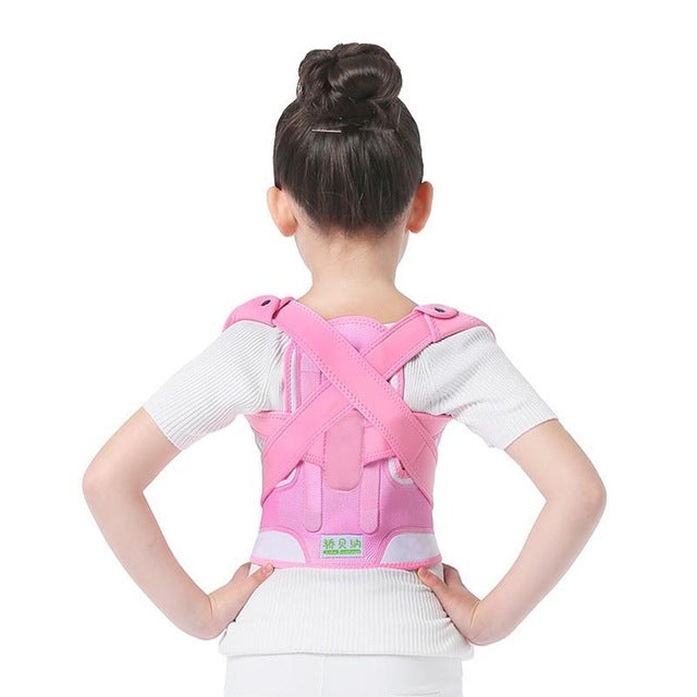 JBN-002 Children Posture Corrector Back Shoulder Lumbar Waist Supporting Correction Straighten Upper, Size:L