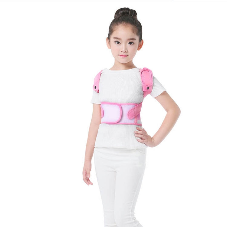 JBN-002 Children Posture Corrector Back Shoulder Lumbar Waist Supporting Correction Straighten Upper, Size:L