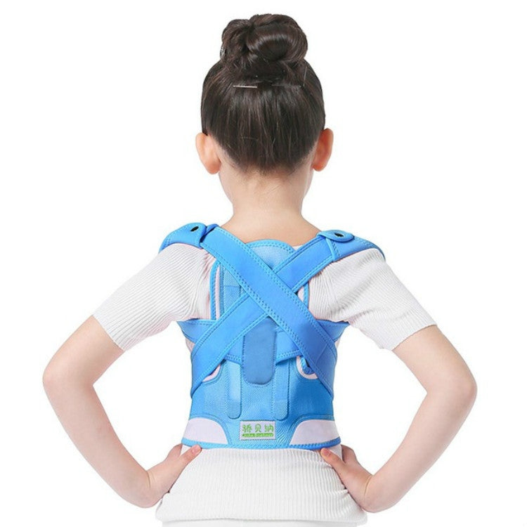 JBN-002 Children Posture Corrector Back Shoulder Lumbar Waist Supporting Correction Straighten Upper, Size:L