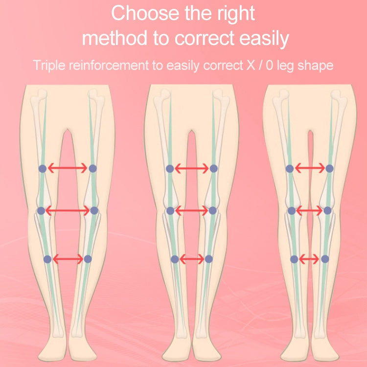 O/X Leg Inflatable Correction Brace Bands Straightening Bandage Legs Posture Corrector Belt