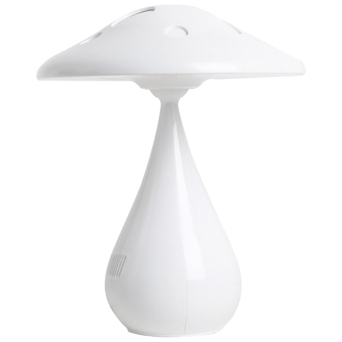 003 Energy Saving Timing Air Purifying Lamp Multifunctional Night Light Novelty Adjustable Mushroom Lamp USB Charging(White)