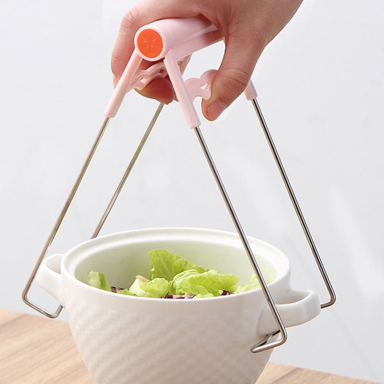 3 PCS Stainless Steel Non-slip Bowl Lifter Kitchen Anti-scalding Clip, Style:Anti-scalding Clip
