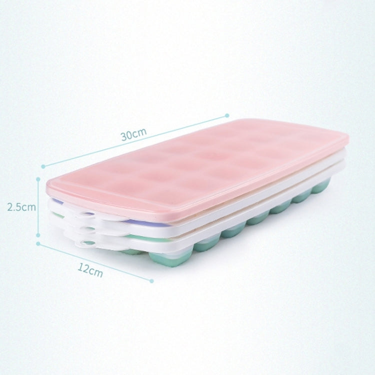 Summer 21 Grid Cool Home-made Ice Cube Ice Box Mould with Lid