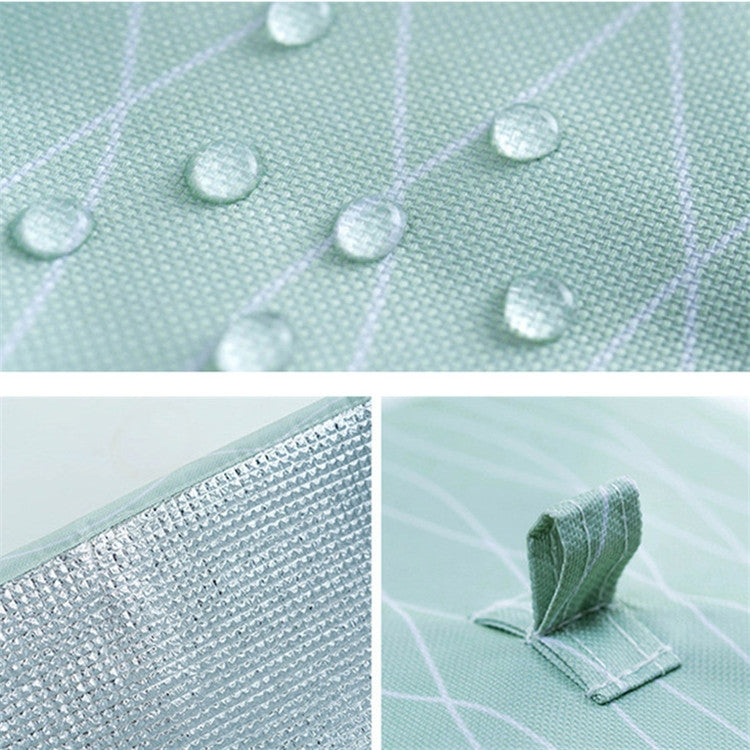 Foldable Food Cover Dish Dust Cover Kitchen Food Aluminum Film Heat Preservation Cover Large Rain