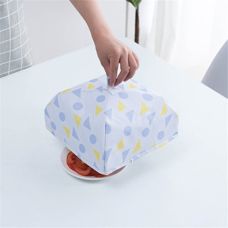 Foldable Food Cover Dish Dust Cover Kitchen Food Aluminum Film Heat Preservation Cover Small Rain