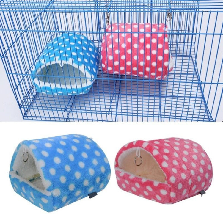 Warm Thickened Triangle Bird Nest Parrot Hamster Hammock Nest, Size:L-13x14cm