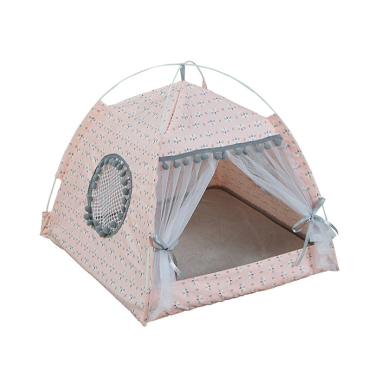 Four Seasons Universal Cat Small Dog Tent Removable and Washable Cat Litter Pet Nest, Size:M