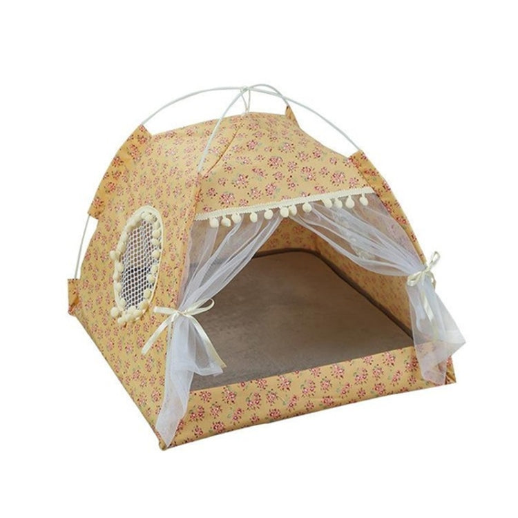 Four Seasons Universal Cat Small Dog Tent Removable and Washable Cat Litter Pet Nest, Size:M