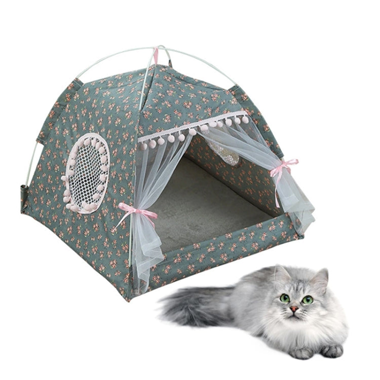 Four Seasons Universal Cat Small Dog Tent Removable and Washable Cat Litter Pet Nest, Size:M
