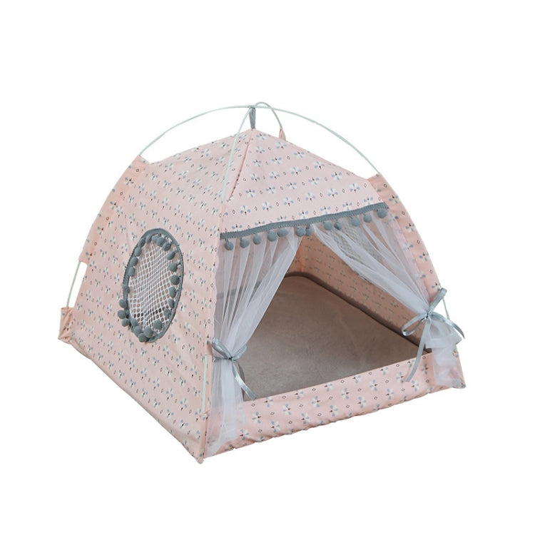 Four Seasons Universal Cat Small Dog Tent Removable and Washable Cat Litter Pet Nest, Size:L