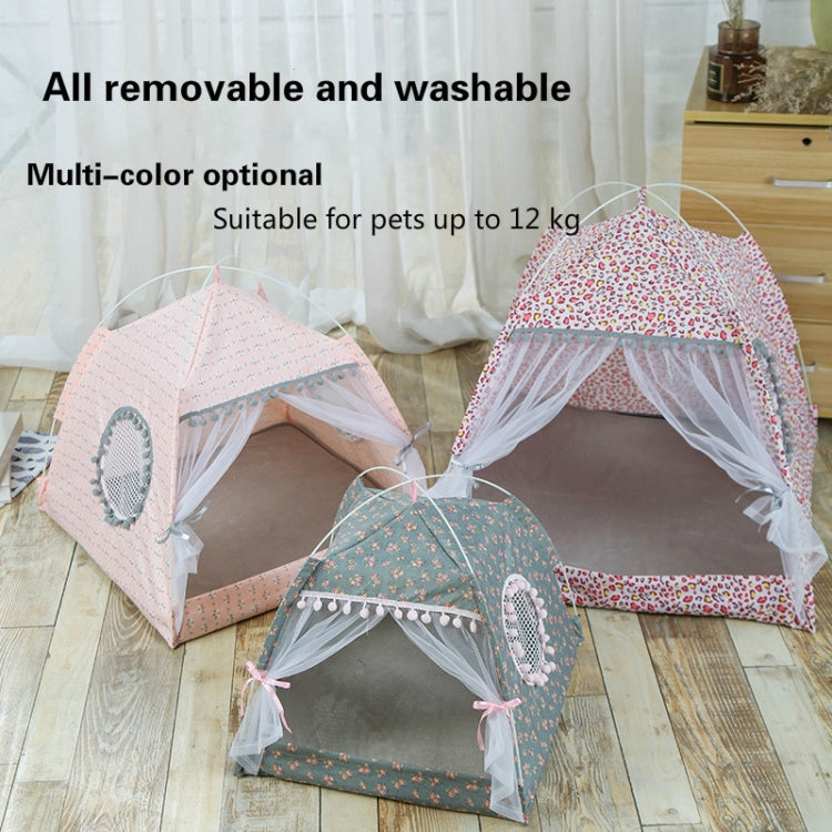 Four Seasons Universal Cat Small Dog Tent Removable and Washable Cat Litter Pet Nest, Size:L