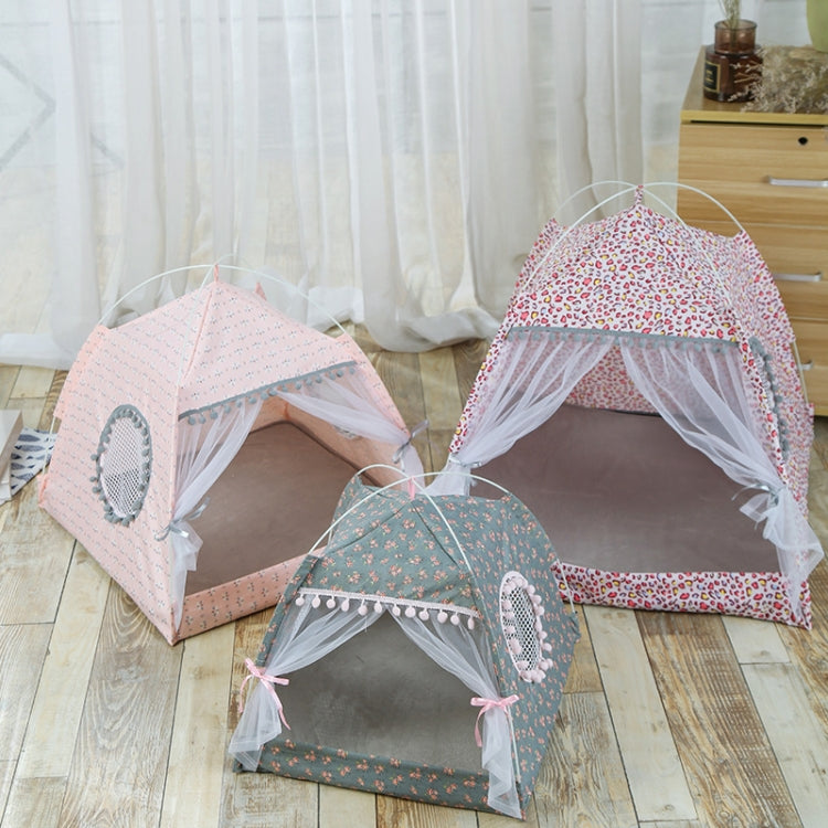 Four Seasons Universal Cat Small Dog Tent Removable and Washable Cat Litter Pet Nest, Size:L