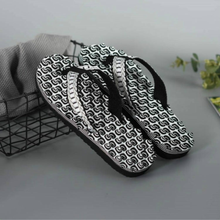2 Pairs Men Anti-slip Soft Bottom Fashion Wear Massage Sandals Slippers, Size:43