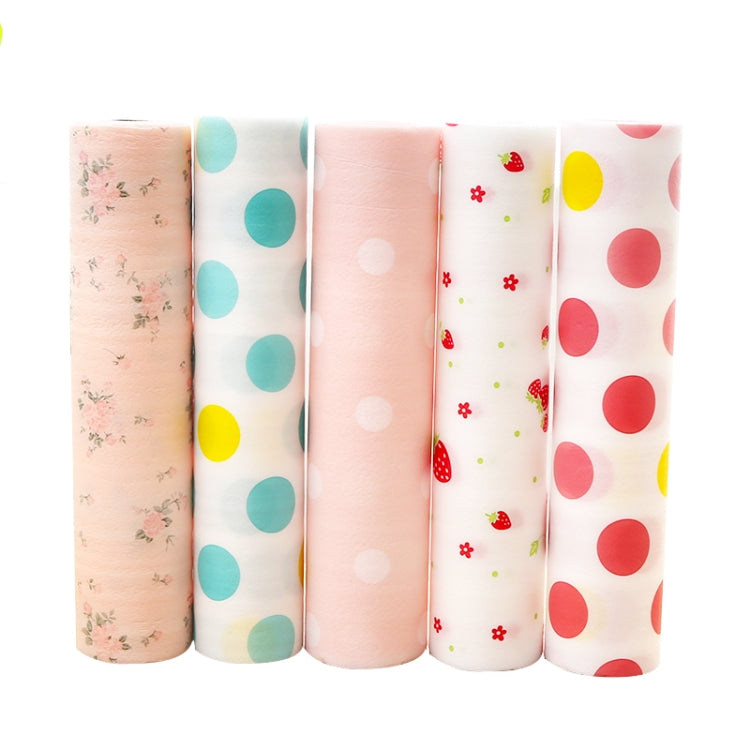 Plastic Printed Wallpaper Waterproof Drawer Paper Colorful Mat Wardrobe Kitchen Cabinet Pad, Size:45x200 cm