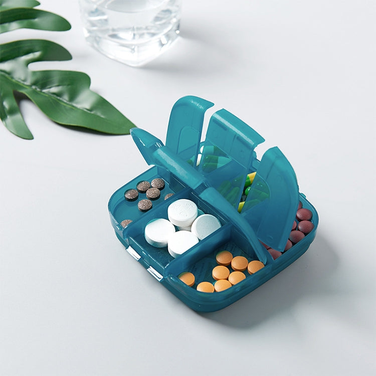 Portable Pill Medicine Storage Box Travel Pill Case Bag Organizer, Color:Red Pillbox