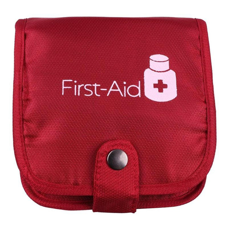 Portable Pill Medicine Storage Box Travel Pill Case Bag Organizer, Color:Red Medicine Bag