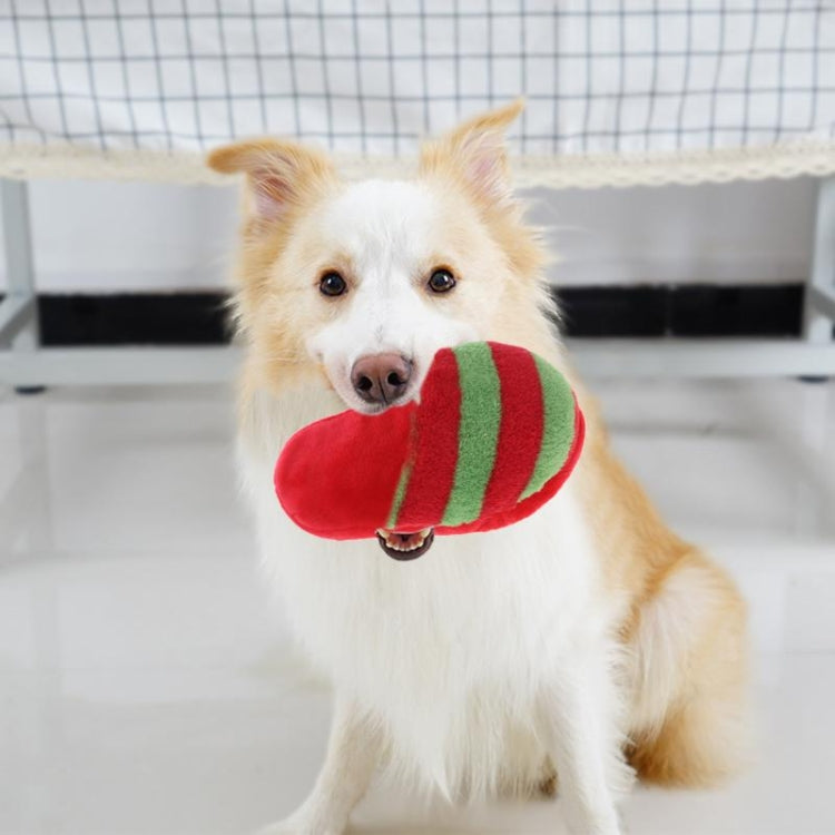 Pet Toys Slippers Puppy Dog Sound Chew Play Toys for Dog Cats Funny Dog Products Red