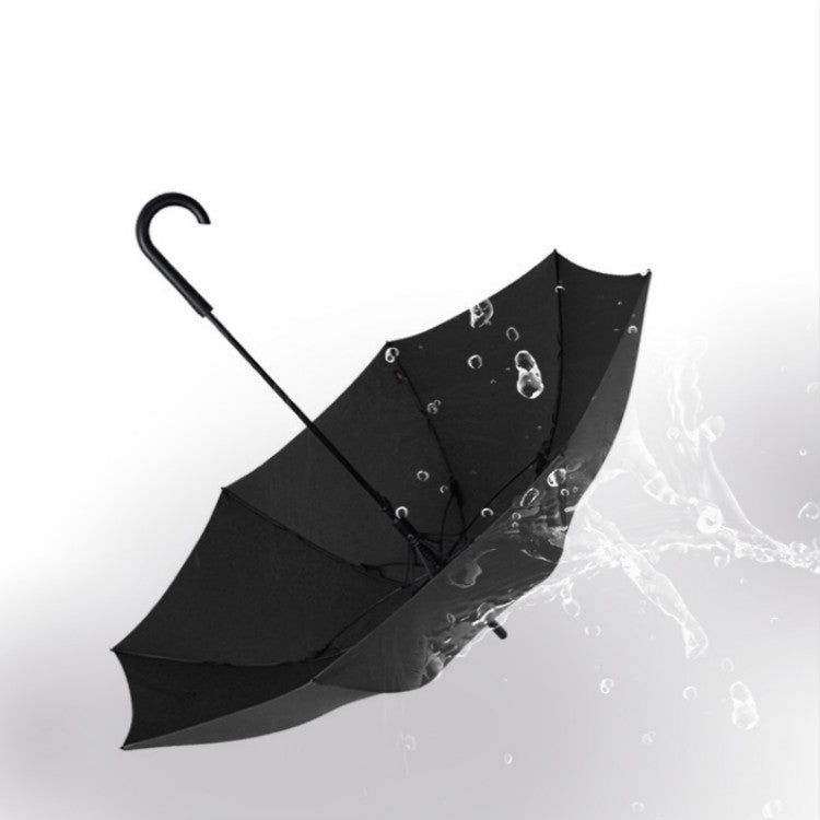 Long Handle Semi-automatic Straight Rod Eight-bone Sunny Umbrella