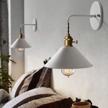 Creative Living Room Staircase Aisle Bedroom Bedside Macaron Pot Lid Small Umbrella Wall Lamp