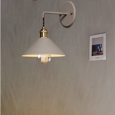 Creative Living Room Staircase Aisle Bedroom Bedside Macaron Pot Lid Small Umbrella Wall Lamp