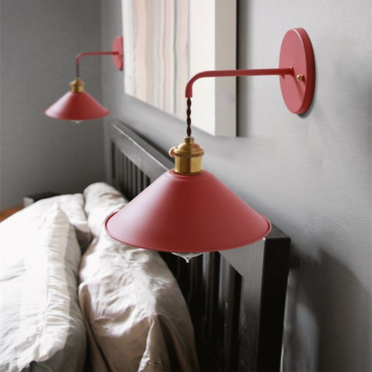 Creative Living Room Staircase Aisle Bedroom Bedside Macaron Pot Lid Small Umbrella Wall Lamp