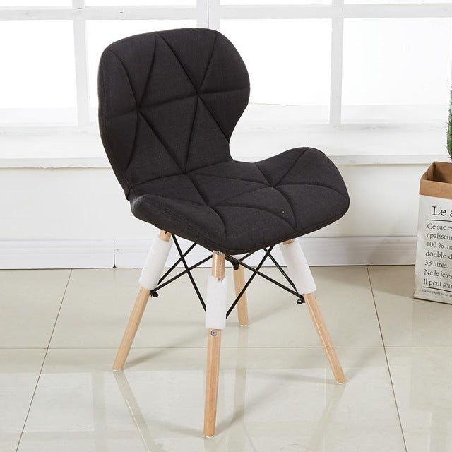 Modern Simple Home Stool Back Makeup Desk Chair Butterfly Dining Chair