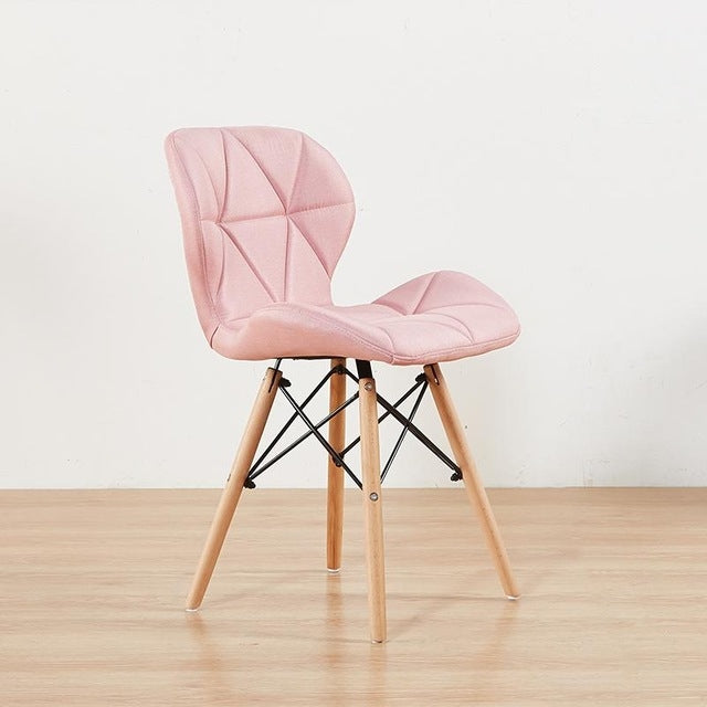 Modern Simple Home Stool Back Makeup Desk Chair Butterfly Dining Chair