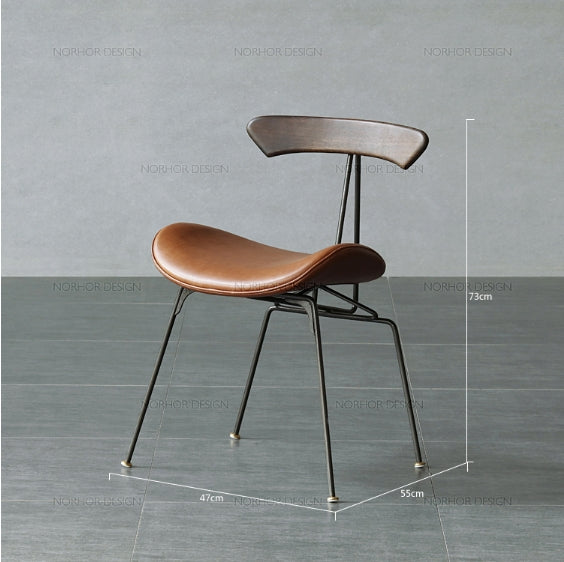 Iron Nordic Chair Simple Home Industrial Style Dining Chair Designer Creative leisure Chair