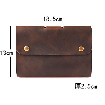 A6 Genuine Leather Diary Planner Office Diary Spiral Travelers Writing Pad