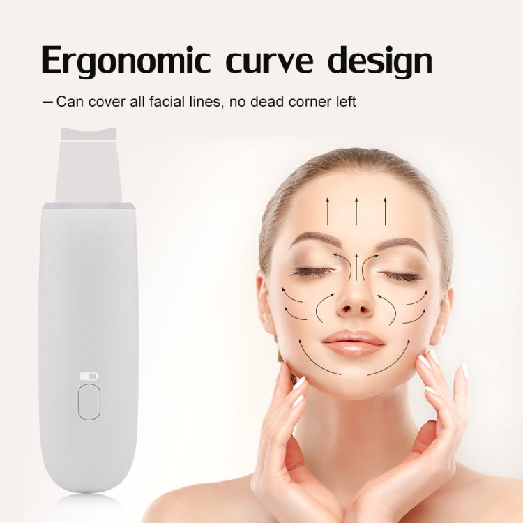 Ultrasonic Face Pore Cleanser Skin Scrubber Blackhead Acne Removal Face Exfoliator Peeling Machine Deeply Clean Skin Care Tools