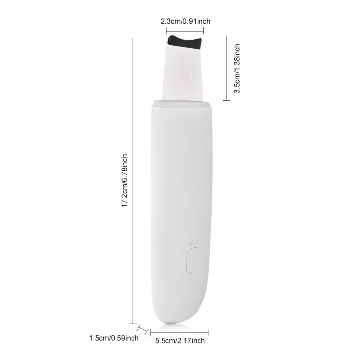 Ultrasonic Face Pore Cleanser Skin Scrubber Blackhead Acne Removal Face Exfoliator Peeling Machine Deeply Clean Skin Care Tools