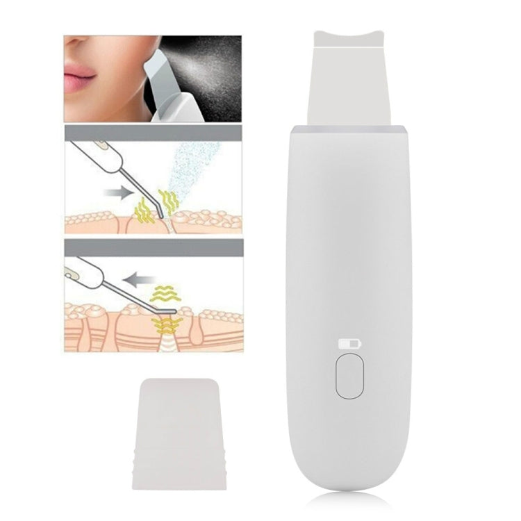 Ultrasonic Face Pore Cleanser Skin Scrubber Blackhead Acne Removal Face Exfoliator Peeling Machine Deeply Clean Skin Care Tools