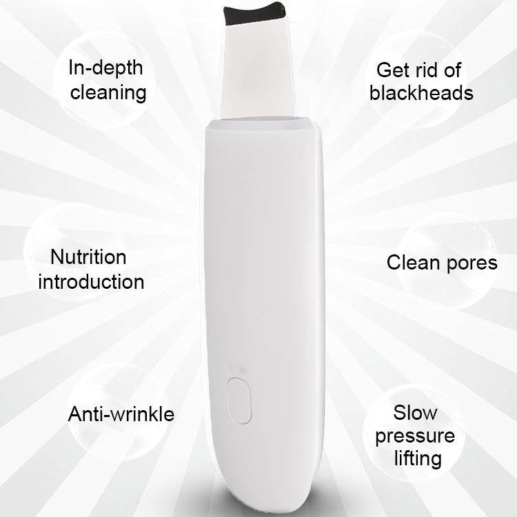 Ultrasonic Face Pore Cleanser Skin Scrubber Blackhead Acne Removal Face Exfoliator Peeling Machine Deeply Clean Skin Care Tools